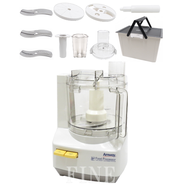 アムウェイ フードプロセッサー＋ケース付オプションパーツセット（白  