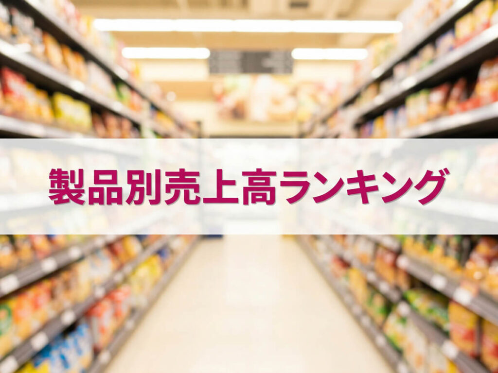 製品別売上高ランキング