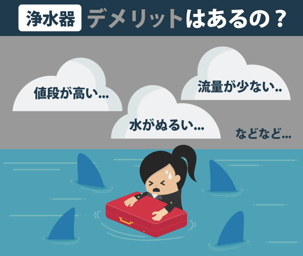 アムウェイの浄水器のデメリットはあるの？　値段が高い　水がぬるい　流量が少ない