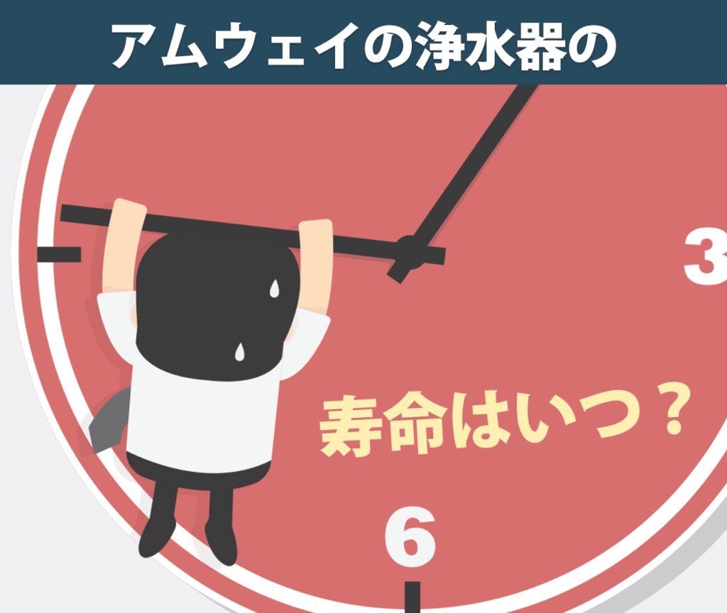 アムウェイの浄水器の寿命はいつ？